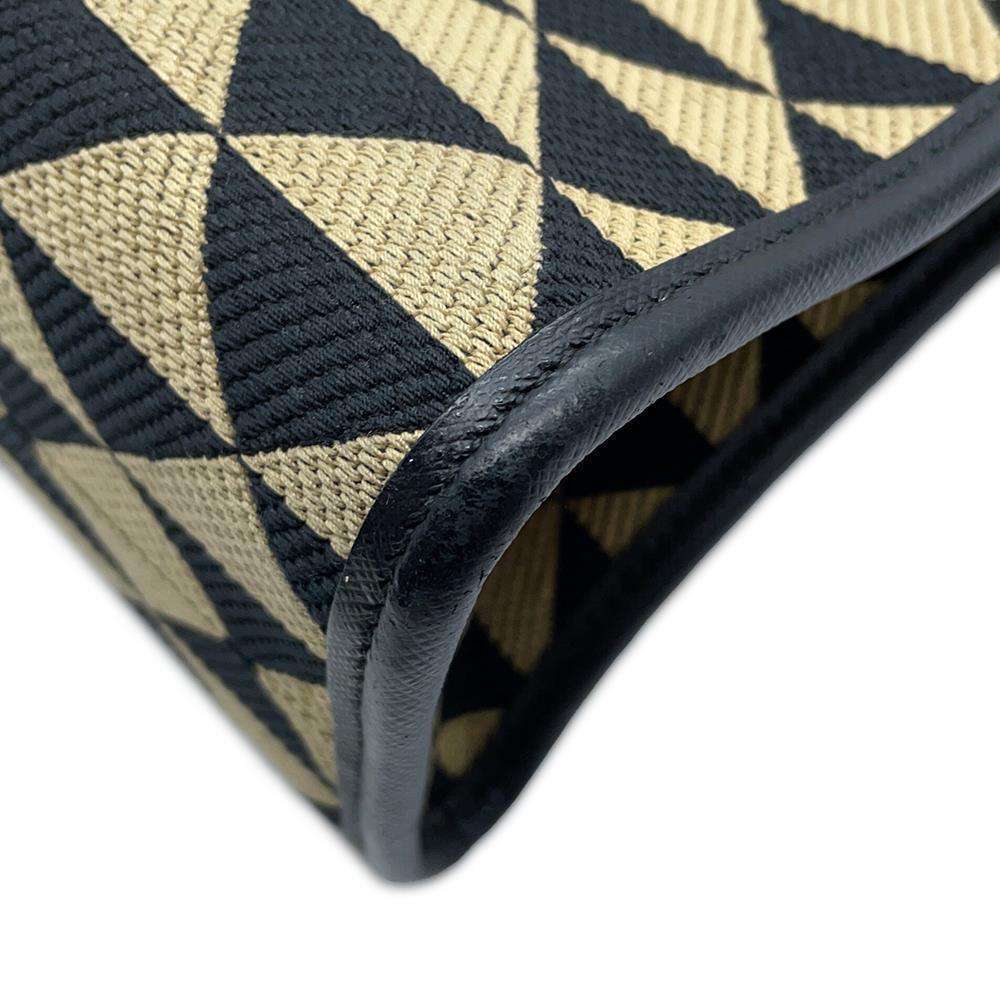 Prada Tote Bag Symbol Canvas Black - Picture 9 of 12